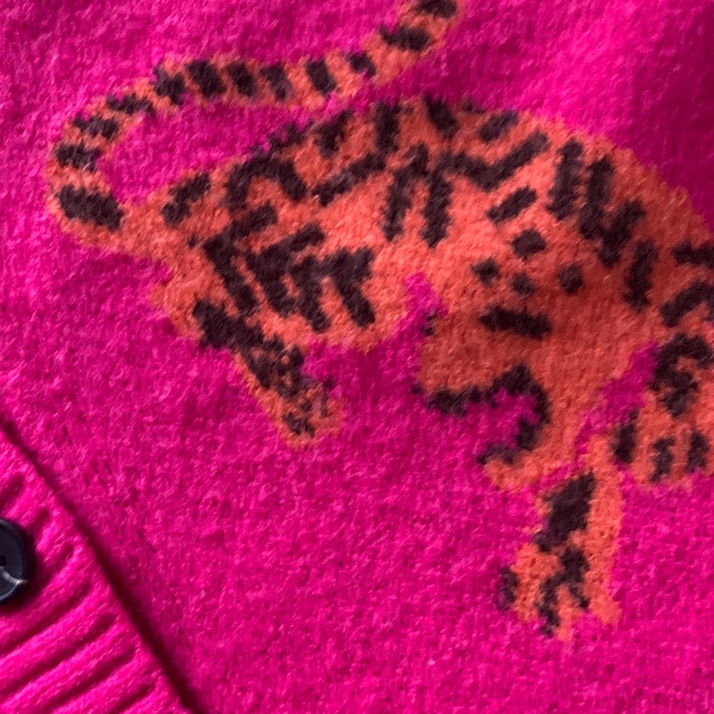 JODIFL BEAUTIFUL OVERSIZED TIGER PRINT CARDIGAN - Picture 5 of 10
